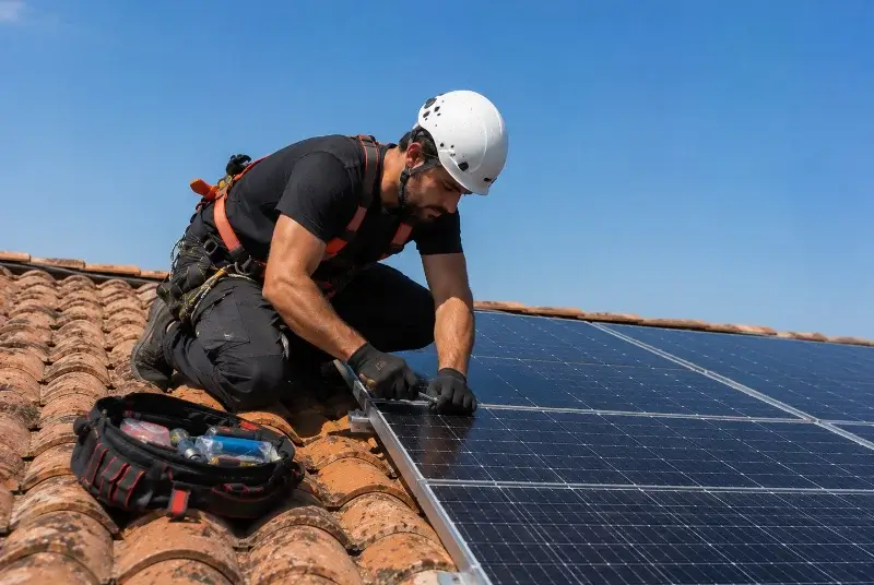 Maintenance et monitoring de panneaux solaires à Saint-Germain-sur-Ille