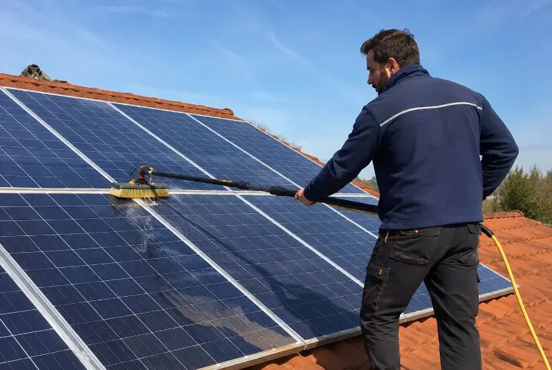 Nettoyage et entretien de panneaux solaires à Saint-Germain-sur-Ille
